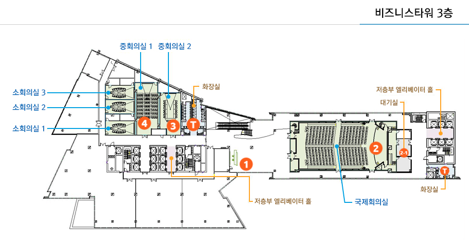 Business Tower 3F Map