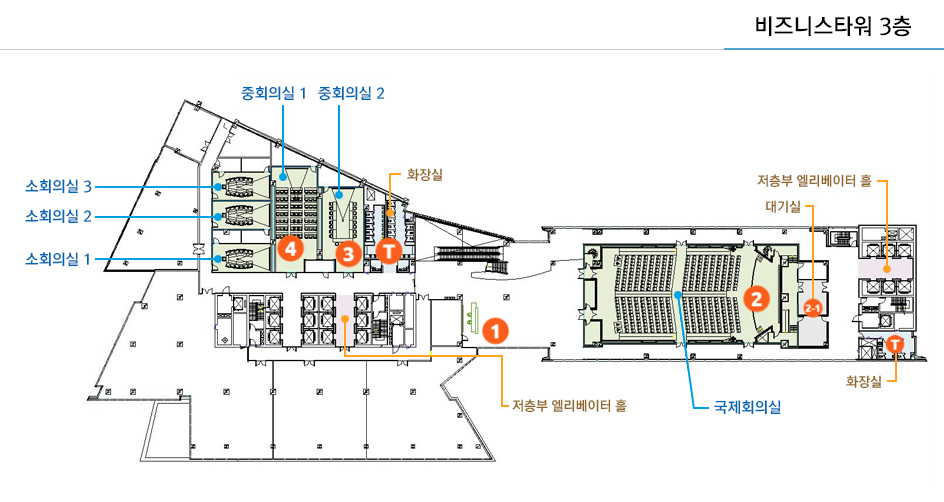 Business Tower 3楼地图