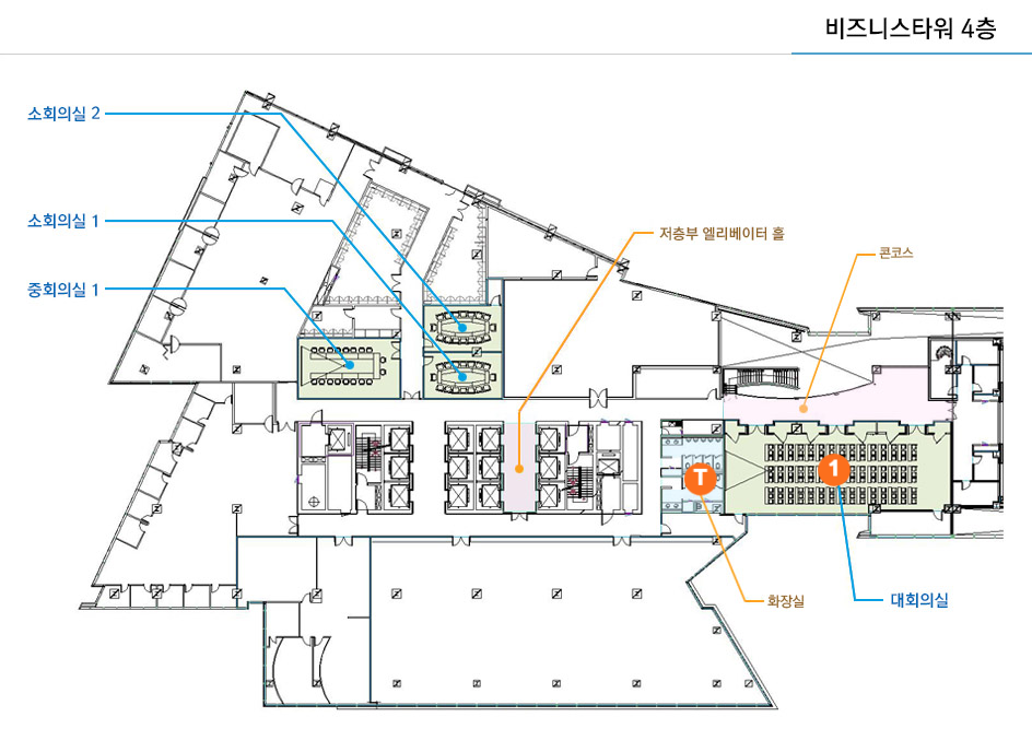 Business Tower 4楼地图